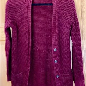 Forever 21 Burgundy cardigan
